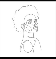 Line Drawing of Womans Head Profile Vector Images (over 2,300)