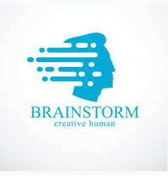 Brainstorm Concept Design Human Head Profile