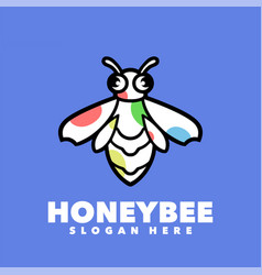 Honeybee Line Art