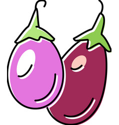 Indian Eggplant Color Icon