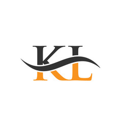 Kl Combine Letter Logo Template Letter Logo