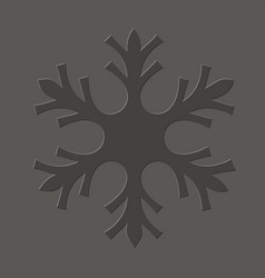 Letterpress Snowflake