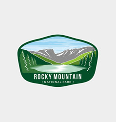 Rocky Mountain National Park Emblem Patch Logo