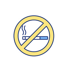 Smoking Cessation Rgb Color Icon