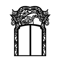 Forged Fence Gothic Door Design