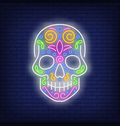 Sugar Skull Neon Sign