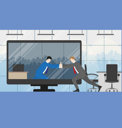 Businessman Virtual Fighting One