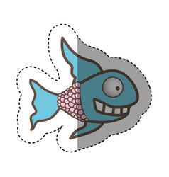 Color Fun Fish Carucature Icon