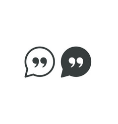 Quote Or Talk Icon Set