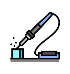 Soldering Materials Engineering Color Icon