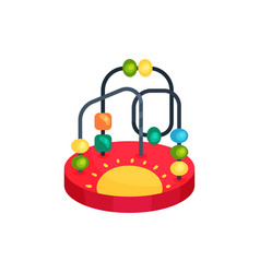 Icon Of Colorful Bead Maze Toy Fun