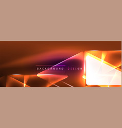 Vibrant Geometric Neon Shiny Line Background A