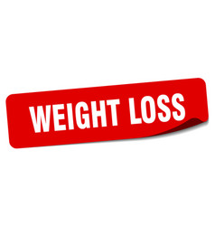 Weight Loss Sticker Label