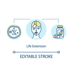 Life Extension Concept Icon