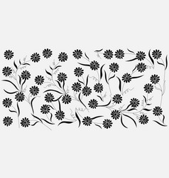 An Elegant Floral Design Featuring Striking Black