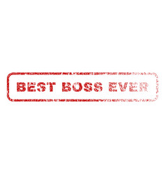 Best Boss Ever Rubber Stamp