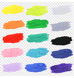 Bright Blot Set With Transparent Background