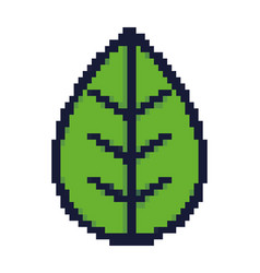 Leaf Pixel Art