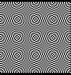 Seamless Pattern With Optical Illusion