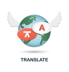 Translate Icon 3d From Discussion Collection