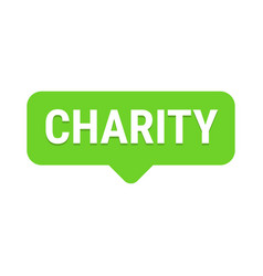 Charity And Generosity Green Callout Banner With