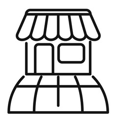 Street Global Shop Icon Outline Direct