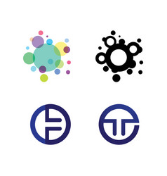 Technology Circle Logo And Symbols