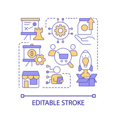 Build Business Strategy Concept Icon