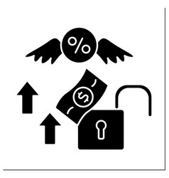 Debt Relief Glyph Icon