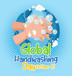 Global Handwashing Day Poster Design