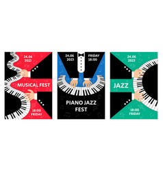 Piano Performance Jazz Concert Music Posters