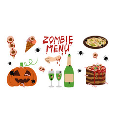 Scary Halloween Dish Zombie Menu Terrible Food