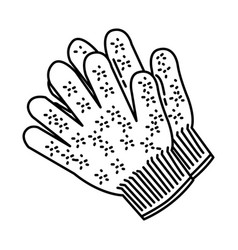 Exfoliating Gloves Bath Shower Icon Doodle Hand