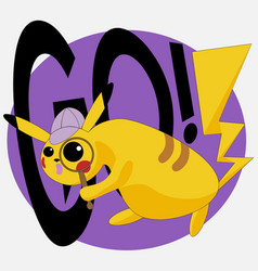 Pikachu Pokemon Logo For T-shirt Or Sticker Design