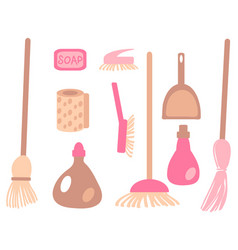 Cleaning Accessories Clipart Collection