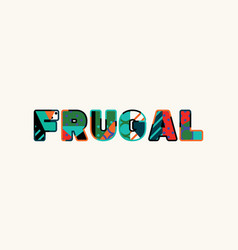 Frugal Concept Word Art