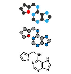 Kinetin N6-furfuryladenine Plant Hormone Molecule