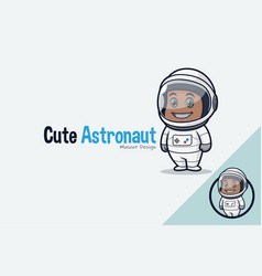 Cute Astronaut Mascot Design