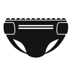 Kid Diaper Icon Simple Style