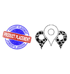 Bicolor Rubber Product Placement Badge