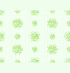 Lemon Cartoon Character Seamless Pattern