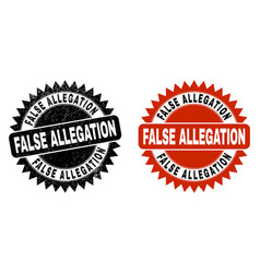 False Allegation Black Rosette Watermark