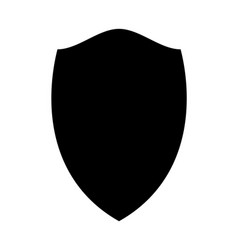 Police Shield Black Shape Heraldic Shields Blank