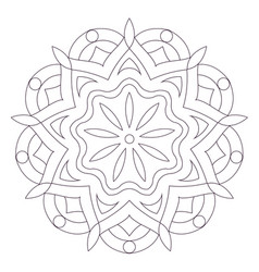 Indian Holi Mandala Outline