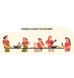 Kids Cooking Class Banner Or Poster Template