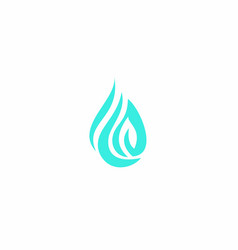 Leaf And Water Logo Design Drop Water