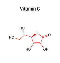 Vitamin C Structural Formula Of Molecular