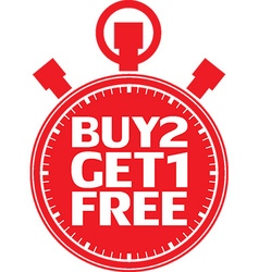 Buy 2 Get 1 Free Red Stopwatch