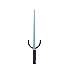 Ninja Sai Dagger Martial Blade Icon Cartoon