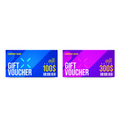 Company Gift Voucher With 100 And 300 Dollar